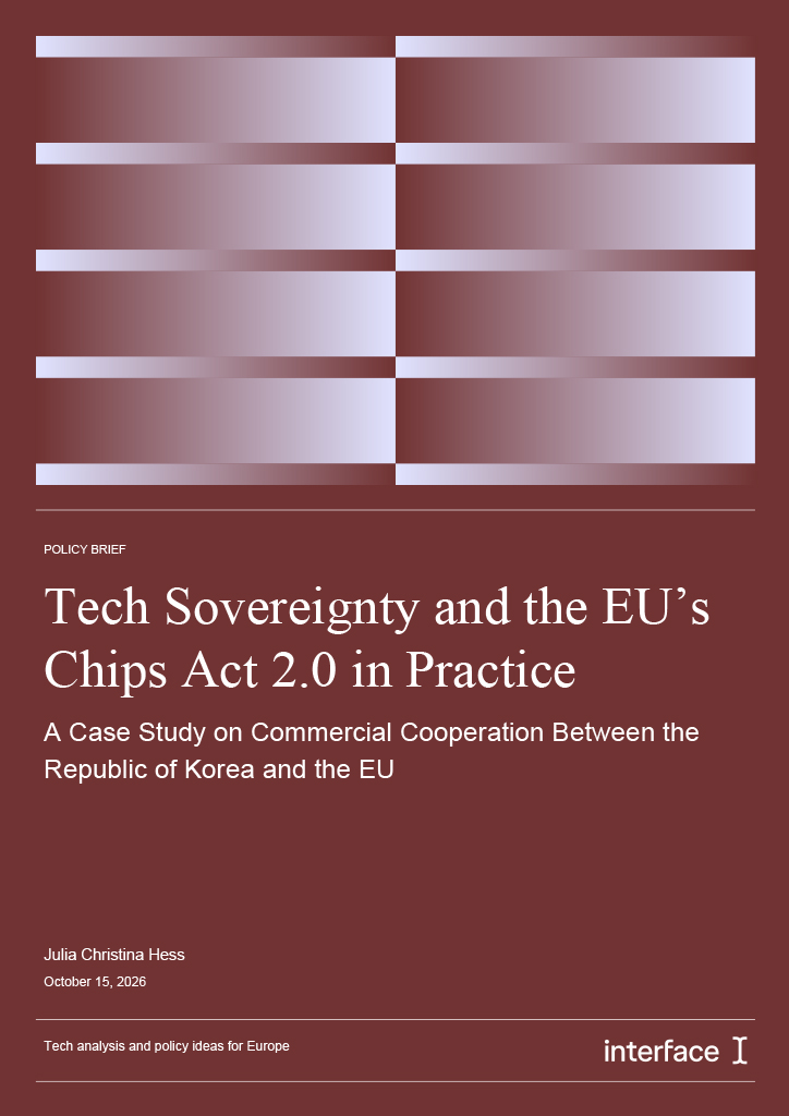 Tech Sovereignty and the EU’s Chips Act 2.0 in Practice: A Case Study on Commercial Cooperation Between the Republic of Korea and the EU