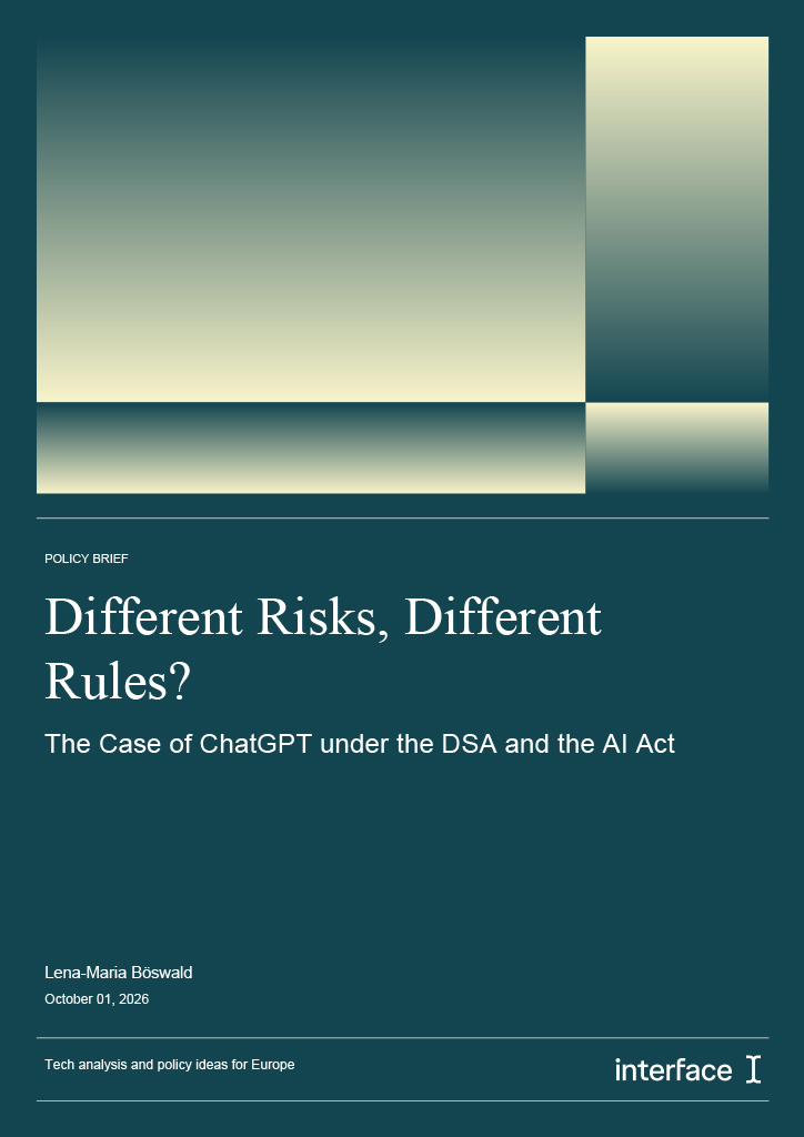 Different Risks, Different Rules? The Case of ChatGPT under the DSA and the AI Act