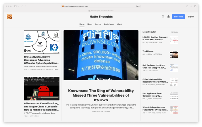 Screenshot Natto Thoughts