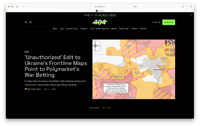 Screenshot 404 Media