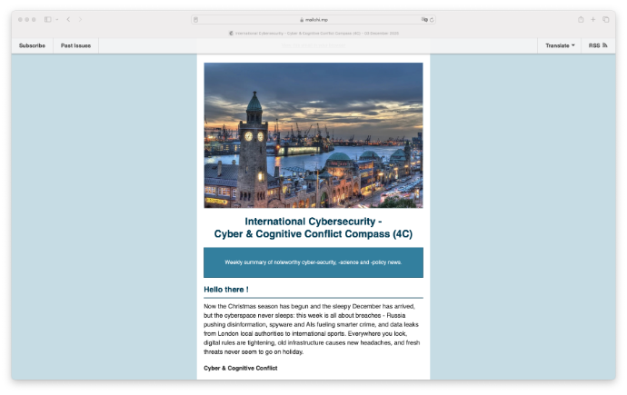 Screenshot Cyber Compass
