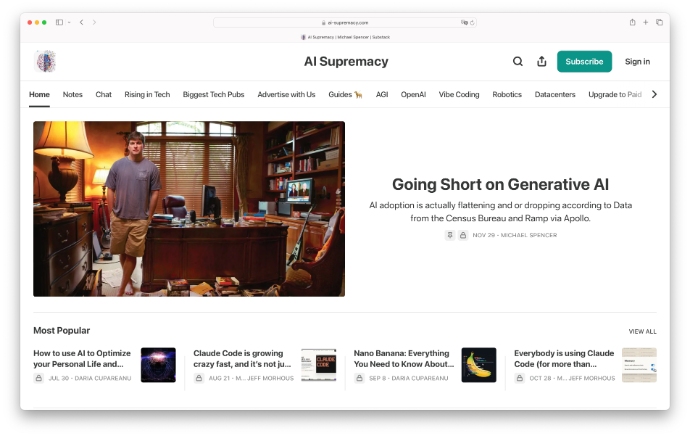 Screenshot AI Supremacy
