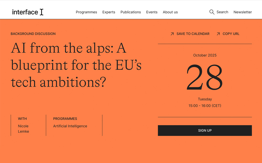 AI from the alps: A blueprint for the EU’s tech ambitions?